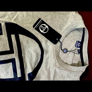 Sergio Tacchini Mens XL grey T-Shirt. Brand new with tags, never worn.